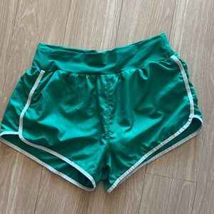 Free People (nuuly) Green Women's Athletic Shorts medium